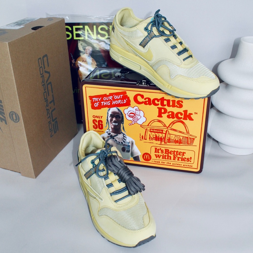 CACTUS JACK ‘Travis Scott’ Nike Air Max 1 ‘Saturn Gold’